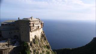 Música Ortodoxa Griega de Athos monasterio Simonos Petras [upl. by Rowley]