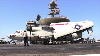 USS GEORGE HW BUSH CVN 77 Flight Deck Operations [upl. by Edahs668]