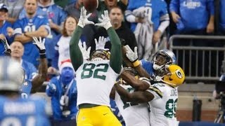 Green Bay Packers beat Detroit Lions 2723 Aaron Rodgers throws AMAZING Hail Mary Touchdown to WIN [upl. by Easlehc]