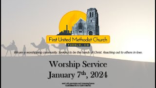 Live Worship Service  First United Methodist Church Pueblo [upl. by Riocard867]