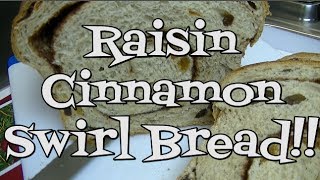 Raisin Cinnamon Swirl Bread Noreens Kitchen [upl. by Ennaecarg]