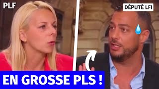 Sébastien Delogu LFI TRAUMATISÉ par une députée RN en plein direct 🤣 [upl. by Entruoc]