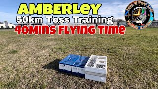 TRAINING TOSS AMBERLEY 50KM AIR DISTANCE 40MINUTES FLYING TIME✌️🇳🇿SABAY2X ULIT SILANG LAHAT DUMATING [upl. by Ayotak]