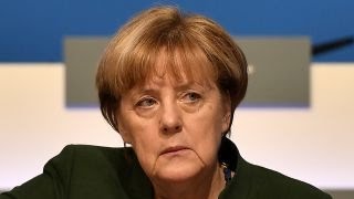 German Chancellor Merkel calls for ban on fullface veils [upl. by Willet605]