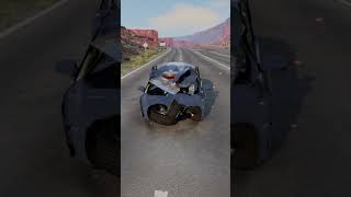 beamngdrive  Crash dune Audi A8 W12 pulvérisée par une borne escamotable 😱 [upl. by Raffaj423]