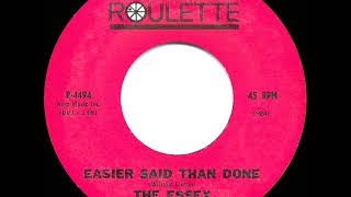 1963 HITS ARCHIVE Easier Said Than Done  Essex a 1 record [upl. by Krantz]