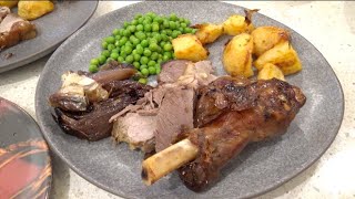 First Time Cooking A Lamb Roast Dinner [upl. by Idoc447]