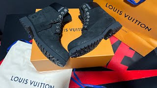 Louis Vuitton x Timberland Boot EARLY BIRD Review [upl. by Alleuqcaj]