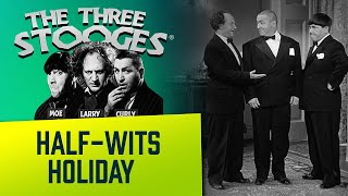 The THREE STOOGES  Full Episodes  Ep 97  Half Wits Holiday Curlys Final Short [upl. by Ennaillek908]