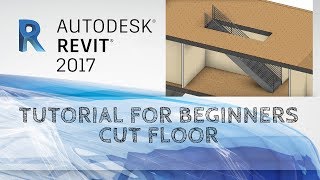 How to Cut Floor for Stairs in Revit [upl. by Ahseekal]