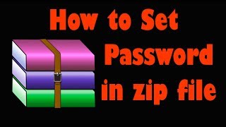 How to Set Password in zip file  Bangla tutorial [upl. by Artep]