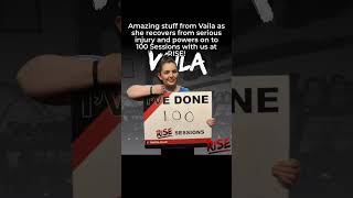 Amazing stuff from Vaila as she recovers from serious injury and powers on to 100 Sessions with us [upl. by Winifred779]