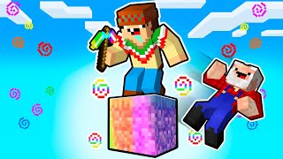 ¡Minecraft PERO en 1 ULTRA BLOQUE 😲🌈💥 SILVIOGAMER MINECRAFT PERO [upl. by Yor990]