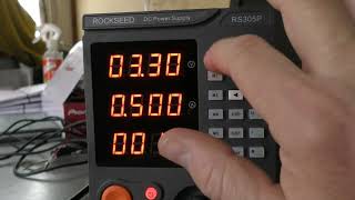 Rockseed RS305 Power Supply User Interface [upl. by Korb]