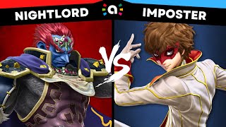 Nightlord Ganondorf vs Imposter Joker  Super Smash Bros Ultimate Amiibo Fights [upl. by Ecinrahs]