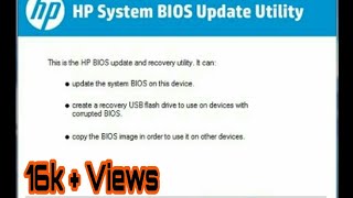 How Extract Latest Hp Laptops Bios Exe And Get Bios Bin File [upl. by Paige]