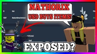 SANDRA EXPOSES NATHORIX FOR USD BUYING NATHORIX VS SANDRA ROBLOX DRAMA [upl. by Ahsiekram743]