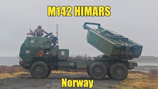 US Marines HIMARS rockets light up Norways sky [upl. by Varion705]