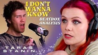 Vocal Coach Analysis of VIRAL BEATBOX STAR Taras Stanin The Weeknd Cover [upl. by Anwat832]