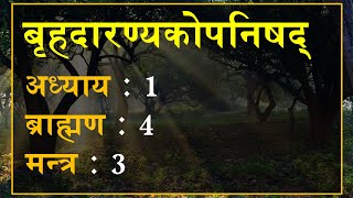 बृहदारण्यकोपनिषद् 143 मन्त्र अनुवाद एवं व्याख्या  Brihadaranyaka Upanishad 143 [upl. by Lana]