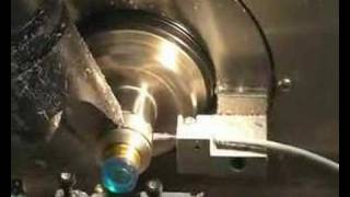 Contact lens manufacturing with a CNC lathe [upl. by Lowson]