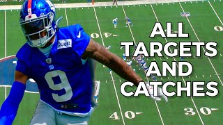 Malik Nabers NFL Debut Highlights  Every Target and Catch [upl. by Ahsrop576]