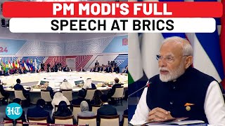 At BRICS PM Modis Local Currency Trade Message Watch Full Speech At Russia Summit  India [upl. by Odnumyer]