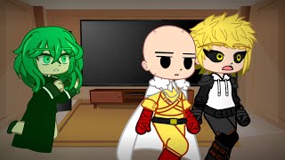 Opm React caped Baldy tiktoks Gacha EnglishPortugues [upl. by Gitt]