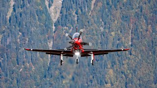 Thrilling Pilatus PC21 HighSpeed Overhead Pass at Axalp Fliegerschiessen 4K [upl. by Ruiz]