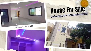 BANK LOAN G  1 HOUSE SALE URGENT  SECUNDERABAD Dammaiguda 9394837211 [upl. by Ardnassela]