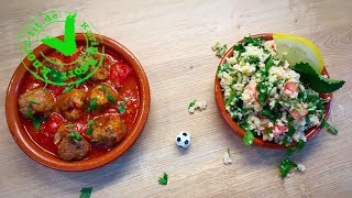 ALBONDIGAS UND TABOULEH I Tapa und Petersiliensalat I Karin Knorr Ernährungstraining [upl. by Aital952]