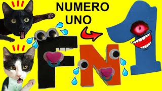 24 horas con los bebes secretos de Alphabet Lore vs Number Lore  Videos de gatos Luna y Estrella [upl. by Adriell775]