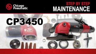 CP3450 Industrial Angle Grinder Tool Maintenance Demo [upl. by Leroy]