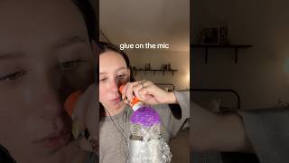 ASMR  Glue on Mic asmr asmrglue gluestickasmr gluestick tingles asmrsounds asmrtingles [upl. by Dever64]