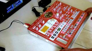 Korg Electribe ESX1 SD as a Drum Machine with Custom Kits [upl. by Irrok812]