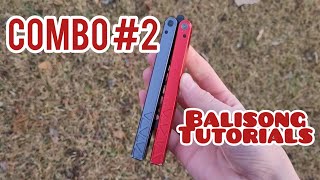 Balisong Tutorial Combo 2 Beginner Butterfly Knife tutorials  Learn how to Flip [upl. by Aimit736]