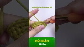 How to crochet Decrease Stitch Dec  Crochet Tutorial for Beginner crochet tutorial [upl. by Arracot]