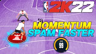 NBA 2K22 HOW TO MOMENTUM CROSS FASTER amp SPAM IT CONSISTENTLY 2 DIFFERENT WAYS [upl. by Gall]