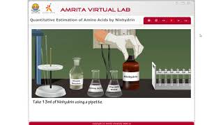 Quantitative Estimation of Amino acids By ninhydrin part 1 [upl. by Nirehs]