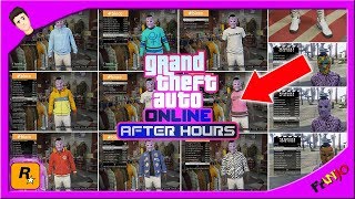 ✅250 VÊTEMENTS MASQUES CHAUSSURES dans le DLC quotNUITS BLANCHES et MARCHÉ NOIRquot GTA 5 Online [upl. by Nbi]