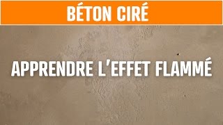 Béton ciré apprendre leffet flammé taloché ou spatulé [upl. by Jackquelin409]