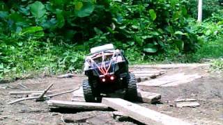 Axial SCX10 Honcho Mudding Solo RC Adventures  Offroad expedition at Butterfly Trail [upl. by Levitt]