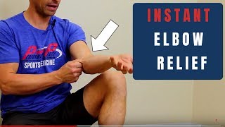 Instant Inner Elbow Pain Relief From Medial Epicondylitis [upl. by Meeker]