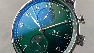 IWC Portugieser Chronograph IW371615 IWC Watch Review [upl. by Lardner]