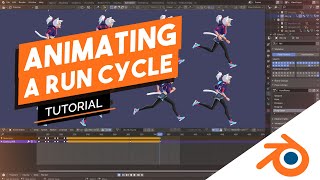 Animating a run cycle in Blender tutorial by Dillongoo [upl. by Arramat994]