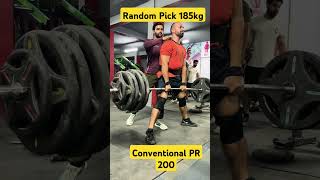 Random Sumo Deadlift 185 Kg fitness deadlift powerlifting newviralshorts1 youtubeshorts [upl. by Roxanna]