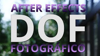 DOF en After Effects con Lenscare [upl. by Arodoeht]