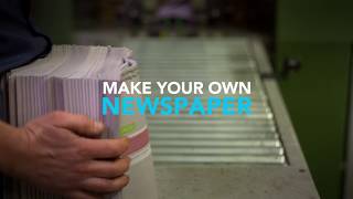 How We Make Mini Newspapers at Newspaper Club [upl. by Bodwell]