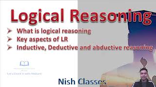 Logical ReasoningDeductive Inductive and Abductive Reasoningतार्किक तर्क क्या है NTA UGC NET P1 [upl. by Maurizia]