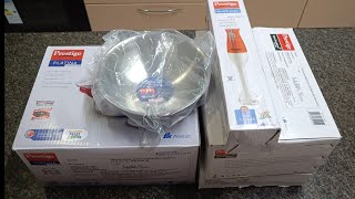 UNBOXING  PRESTIGE ANYTHING for ANYTHING Exchange offer  Cookware set Unboxing [upl. by Legyn298]